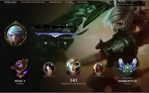 Conta League of Legends l Diamante 3