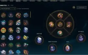 Conta diamante com várias skins raras e recompensas desde s3