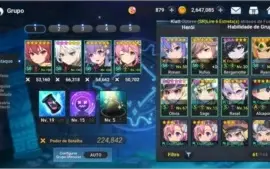 Conta Grand Chase Nivel 63 Top 126 Tickets Invocação na Bag