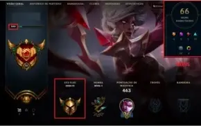 [20% OFF] CONTA LOL | OURO 4 | (115 CHAMPS & 66 SKINS)