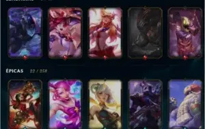 [20% OFF] CONTA LOL | OURO 4 | (115 CHAMPS & 66 SKINS)