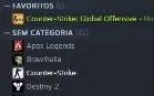Conta de steam/cs go - Counter Strike