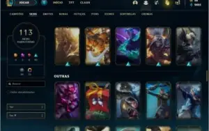 Conta ouro 3 com TODOS os champs e 113 Skins (LEVEL 613)