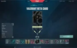 Conta BETA Valorant com Skins RGX + Facas
