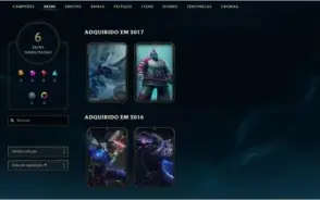 SMURF GOLD / 30 CHAMPIONS / 6 SKINS
