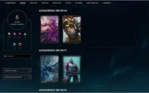 SMURF GOLD / 30 CHAMPIONS / 6 SKINS