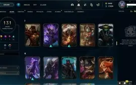 CONTA LOL - MUITAS SKINS RARAS!