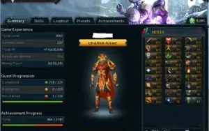 Conta Runescape3 2664 total level p2p pago até jan de 2019