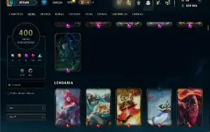 Unranked com TODOS os champs e 400 Skins ( MAIN ADC )