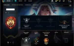 Conta ouro 2 MAIN SUP, com TODOS os champs e 201 skins
