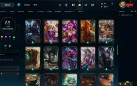 Conta Legue of Legends 82 skins + espolios
