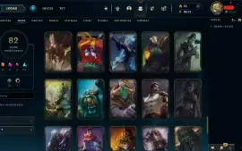 Conta Legue of Legends 82 skins + espolios