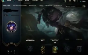 CONTA UNRAKED LEAGUE OF LEGENDS
