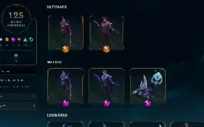 Conta LoL 404 Skins Diamante I - valorant, lor, wild rift