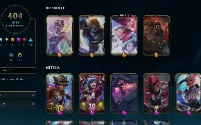 Conta LoL 404 Skins Diamante I - valorant, lor, wild rift