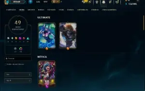 Esmeralda 4 com 125 Champs e 49 Skins