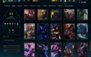 Esmeralda 4 com 125 Champs e 49 Skins