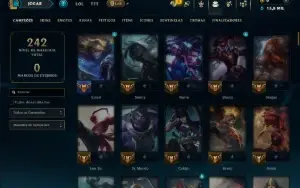 Esmeralda 4 com 125 Champs e 49 Skins