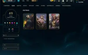 Esmeralda 4 com 125 Champs e 49 Skins