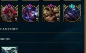 contas de league of legends