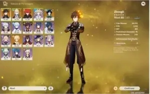 GENSHIN IMPACT AR 47 +DILUC C2 +ALL ARCONTES + TUMULO + JEAN