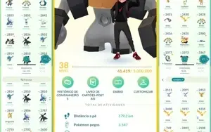 Conta Pokemon Go Nível 38
