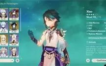 Conta Genshin Xiao Venti Eula Mona Rank 42