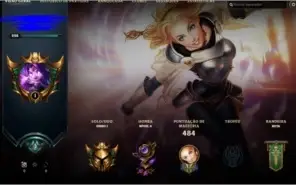 Conta de League of Legends OURO I, 173 Skins.