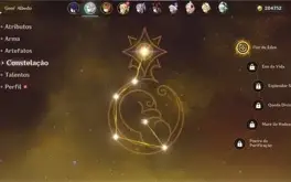 Raiden, Albedo C1, Childe, Hutão, Jean e Keqing + Juramento