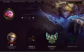 Conta League of Legends - Platina 5
