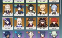 Genshin AR 60 Raiden C4 + 20 Personagens T5 + 10 Armas T5