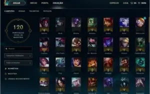 VENDO/TROCO Conta de League of Legends Unranked Platina S6