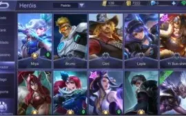 Conta legendária Mobile Legends