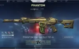 Conta Valorant com Vandal RGX - Phantom Protocolo, Brinquedo