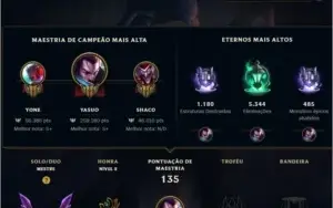 conta lol mestre preço negociavel pix