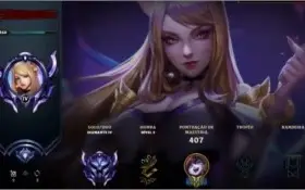 Conta League of Legends Diamante IV - Level 260, 190 Skins