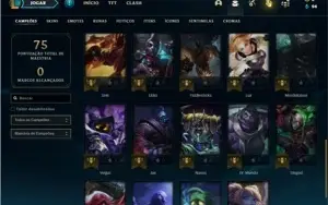 Conta Ferro 1 com 34 Champs e 2 Skins