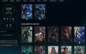 Esmeralda 2 com TODOS os champs e 307 Skins + 5 Vitoriosas