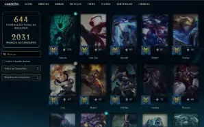 Esmeralda 2 com TODOS os champs e 307 Skins + 5 Vitoriosas