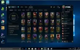 LEAGUE OF LEGEND CONTA LV 97 OURO V