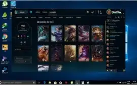 LEAGUE OF LEGEND CONTA LV 97 OURO V
