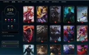 CONTA LOL VARIAS SKINS