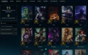 Conta League of Legends Full Acesso - 74 Champs e 104 Skins