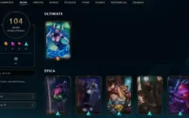 Conta League of Legends Full Acesso - 74 Champs e 104 Skins