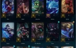 Conta mestre 1pdl, 37 champions, honra 2, 14 skins
