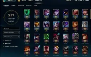 Conta lol completa - 299 SKINS!!!!!!