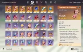 GENSHIN IMPACT-NA - AR 40 - Diluc,Jean,Venti,wolf's grave