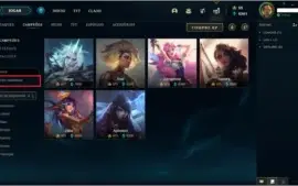 CONTA LEAGUE OF LEGENDS - OURO 3 S11 - 148 CHAMP E 157 SKINS