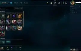 CONTA LEAGUE OF LEGENDS - OURO 3 S11 - 148 CHAMP E 157 SKINS