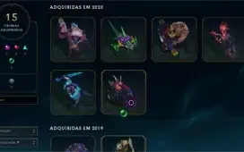 Conta de LoL + conta de Vava